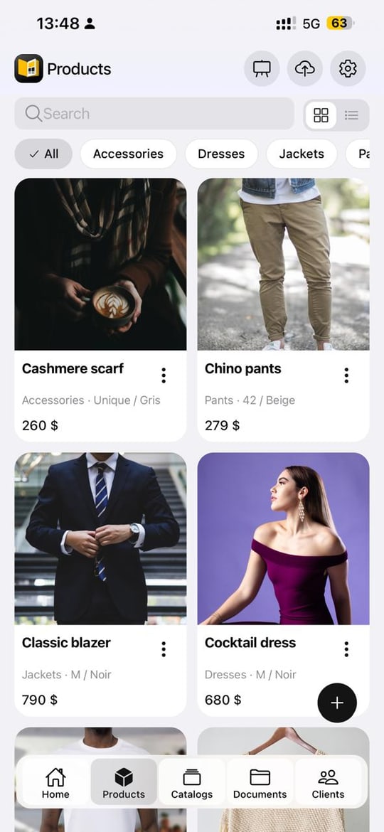 PikCat product catalog